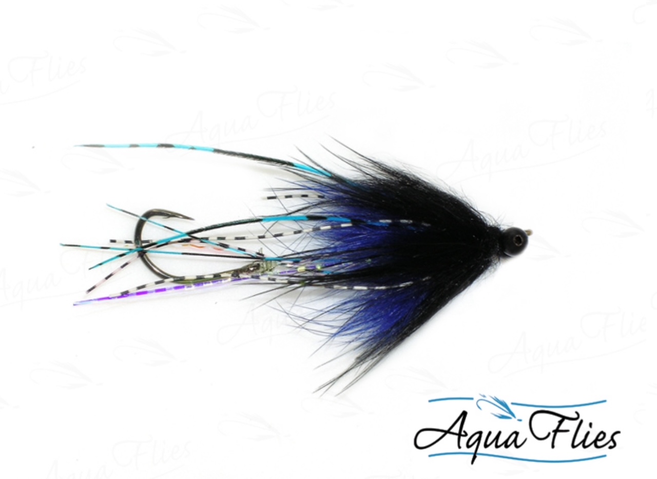 Aqua Flies Brett's Klamath Intruder - Black/Blue #4